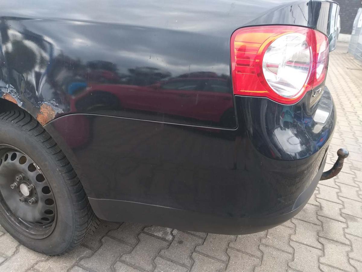 VW Jetta 1K2 original Stoßstange Stossfänger hinten LC9X Deepblack Bj.2009